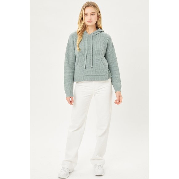 Drawstring Hoodie Sweater - Picture 2 of 8